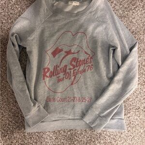 Rolling Stones Gray Sweatshirt
